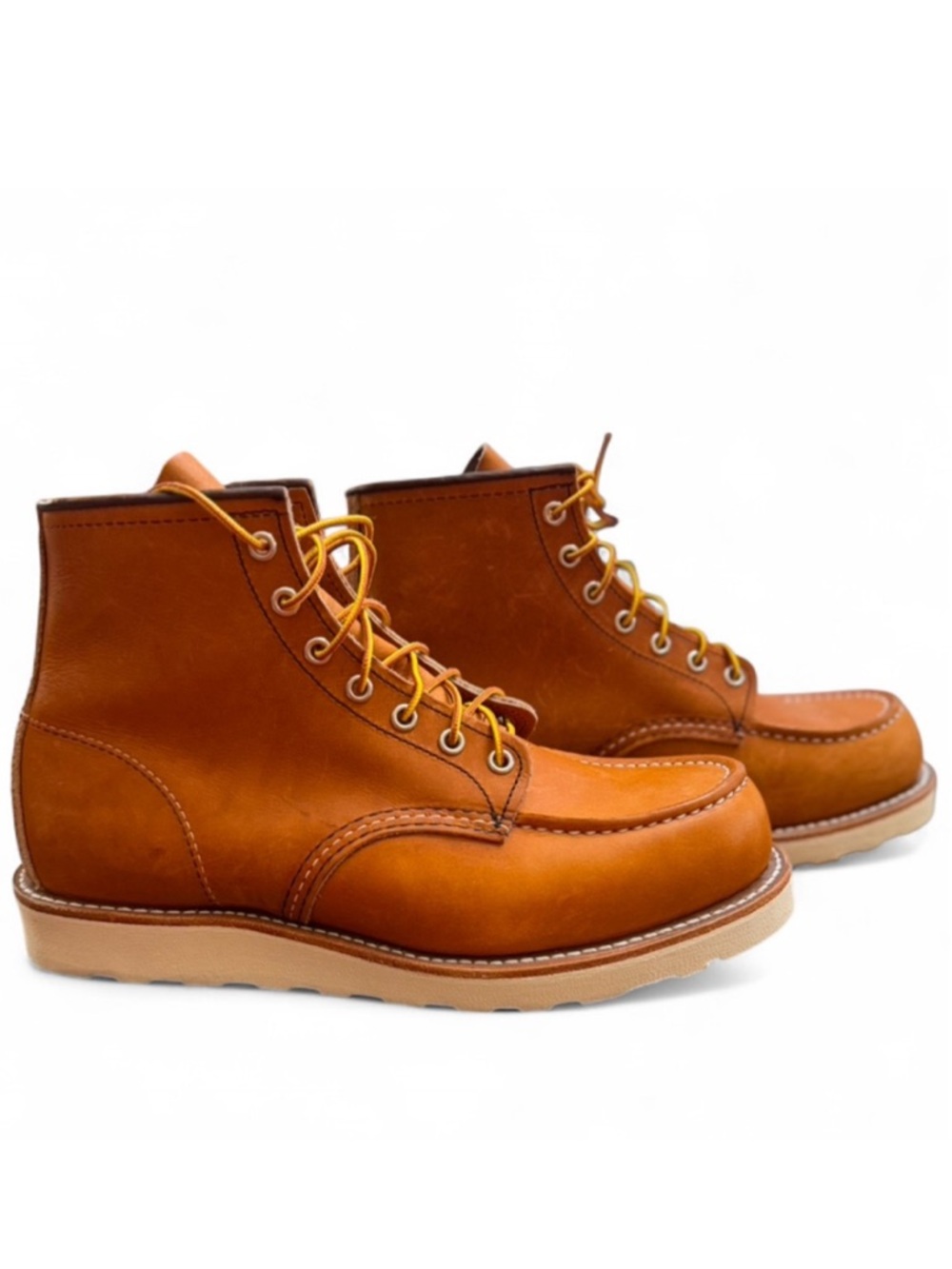 NWOB Men’s Red Wing Shoes 6” Classic Moc 875 Oro Legacy Boots Size 8.5(E)
